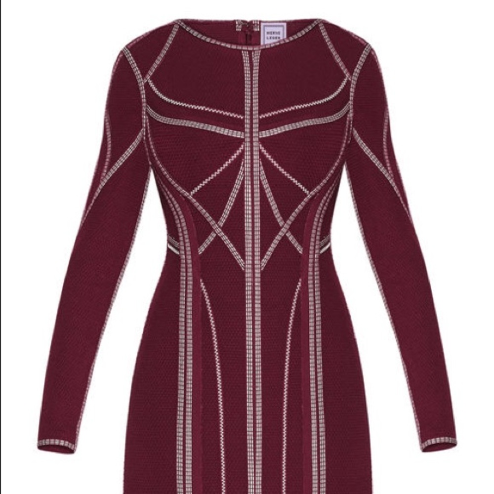 SOLD - NWT Herve Leger Dress - Picture 1 of 8